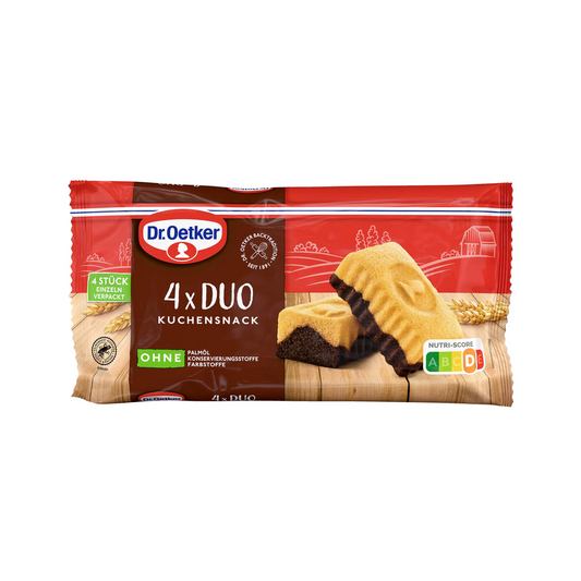 Dr.Oetker Fertiger Kuchensnack Duo 4ST 140g