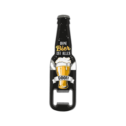Gruss&Co Flaschenöffner Ohne Bier ist alles doof!Magnet