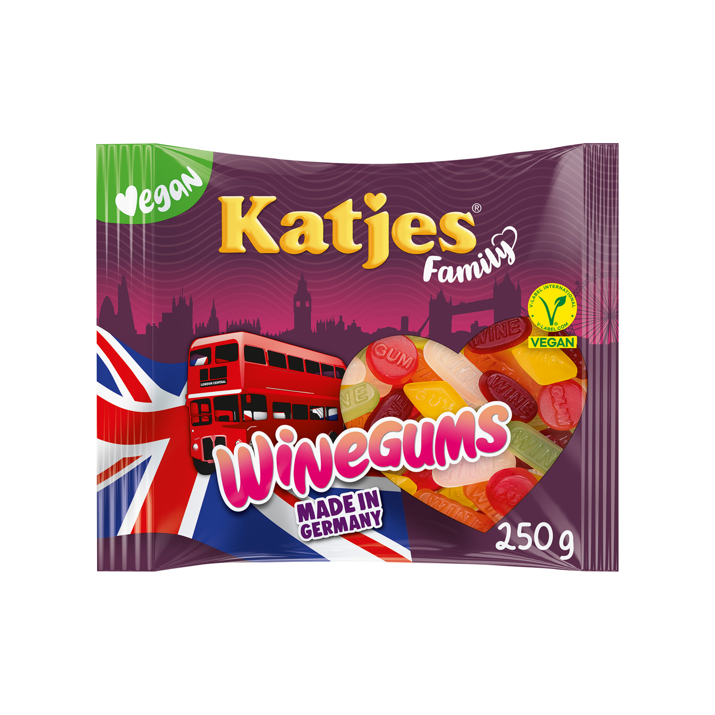 Katjes Family Wine Gums sour 250g