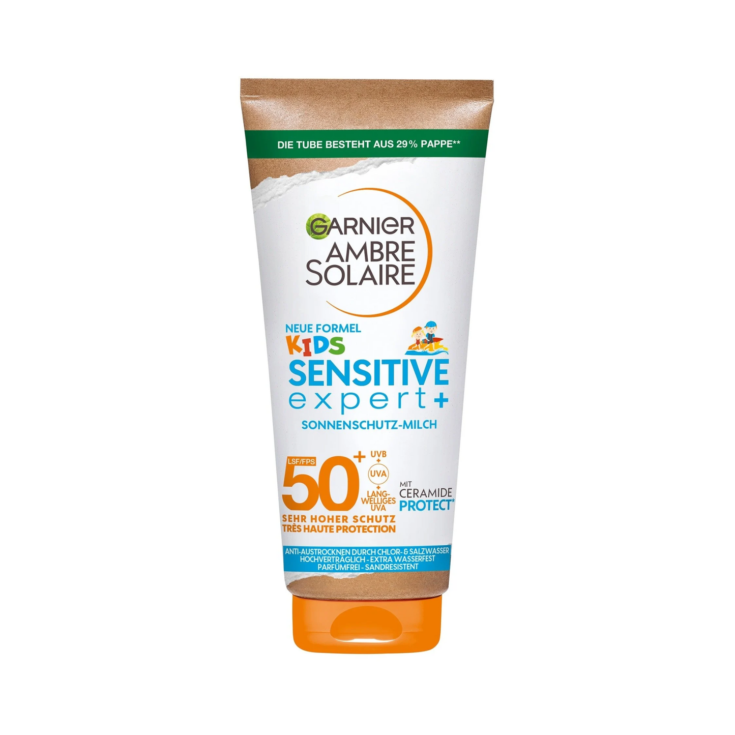 Garnier Ambre Solaire Sensitive Kids Sonnencreme LSF50+ 175ml