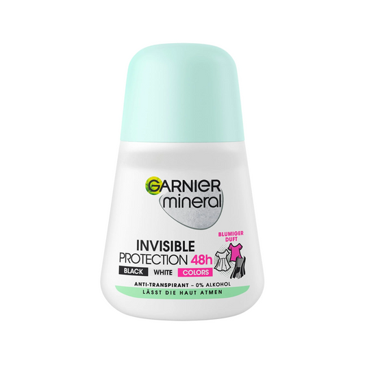 Garnier Mineral Deo Roll-on Invisible Black&White Color 50ml