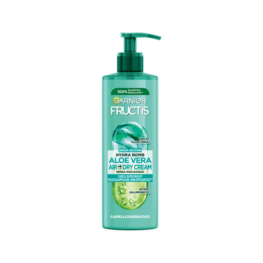 Garnier Fructis Shampoo Leave in Cream Hydra Aloe Air Dry Cream 400ml
