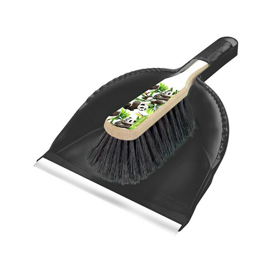 Peggy Perfect Kehrset Panda Bamboo schwarz Holz nachhaltig