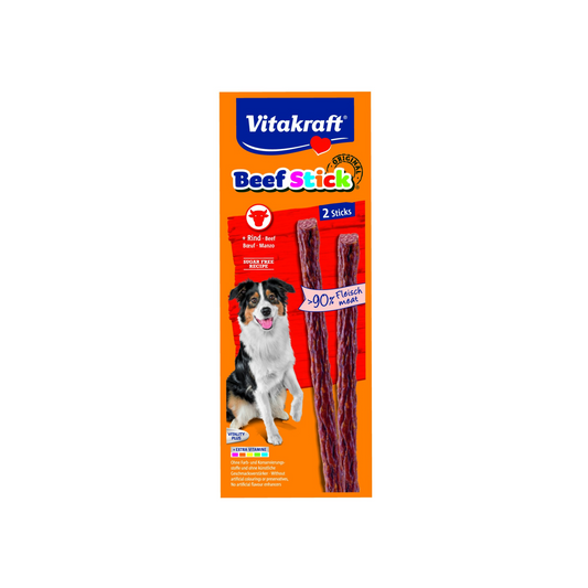 Vitakraft Beef-Stick Rind für Hunde 2x12g