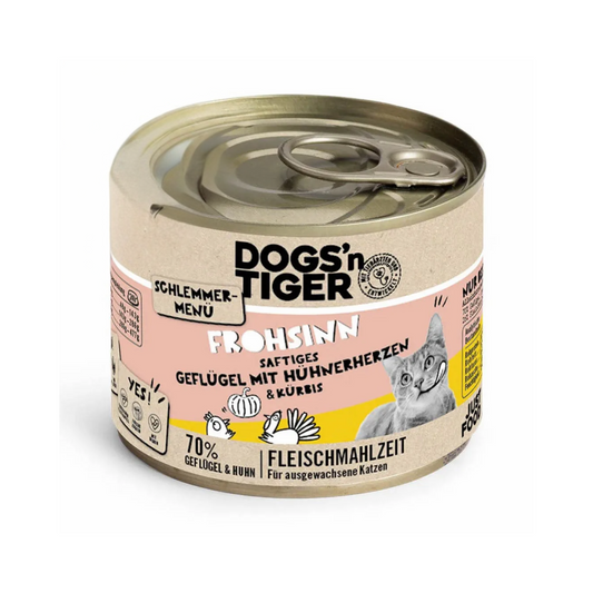 Dogsn Tiger Frohsinn Huhn Geflügel Kürbis 200g