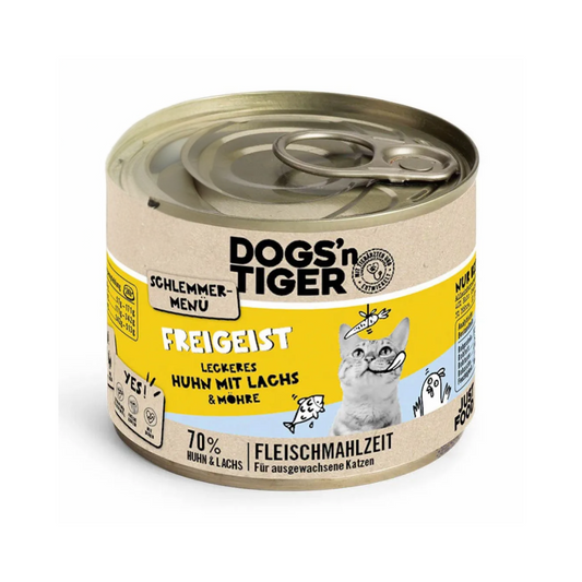 Dogsn Tiger Freigeist Huhn Lachs Möhre 200g