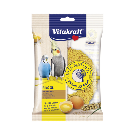 Vitakraft VitaNature Ring XL mit Ei für Sittiche 70g