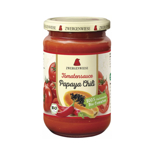 Bio Zwergenwiese Tomatensauce Papaya-Chili 340ml