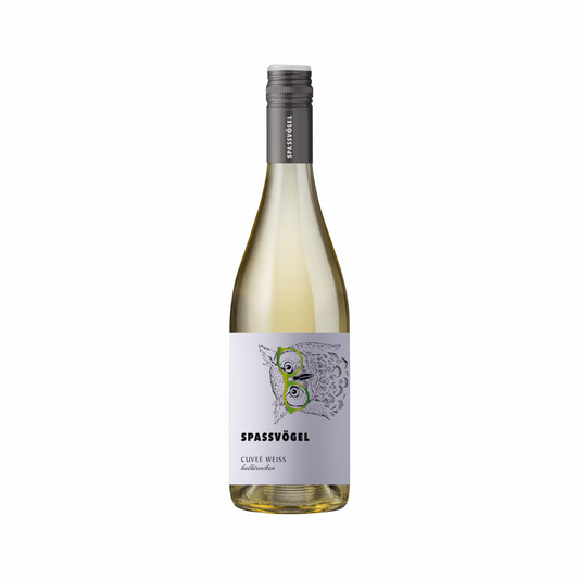Spassvögel Cuvee weiß halbtrocken 0,75l