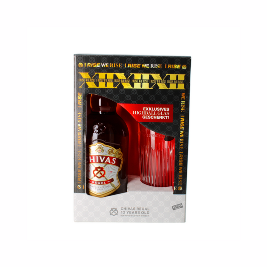 Chivas Regal 12 Jahre 40% 0,7l+Glas