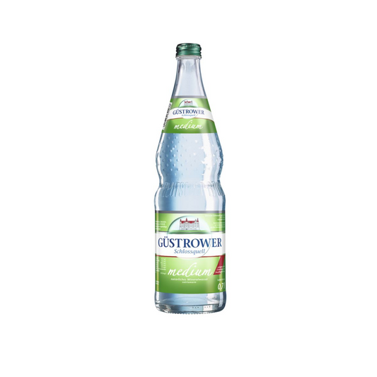 Güstrower Schlossquell Mineralwasser medium 0,7l MW