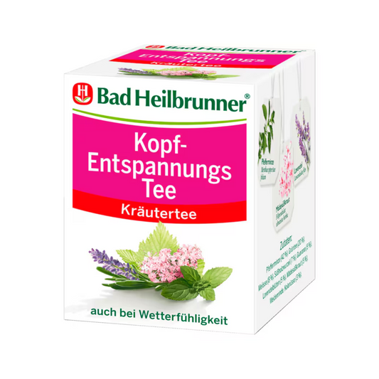 Bad Heilbrunner Kopf-Entspannungs Tee 8ST 16g