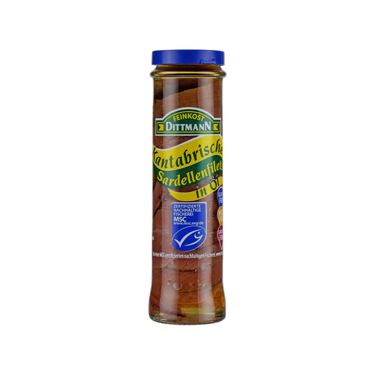 MSC Feinkost Dittmann Kantabrische Sardellenfilets in Olivenöl 55g