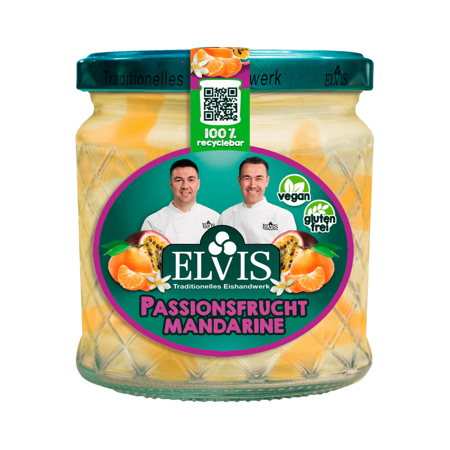 Elvis Eis Passionsfrucht Mandarine 400ml