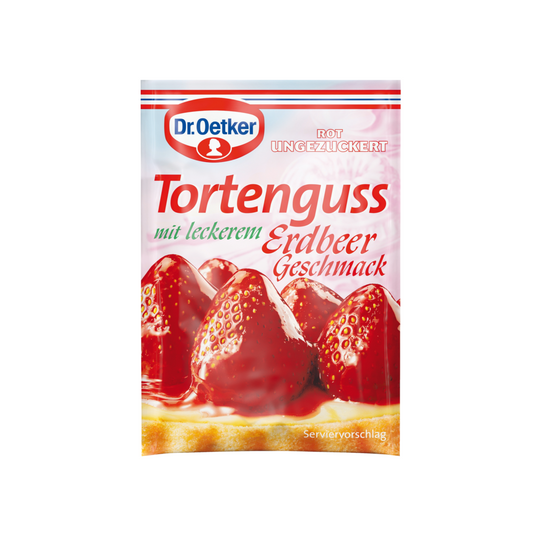 Dr.Oetker Tortenguss Erdbeer für 3x250ml 37,5g