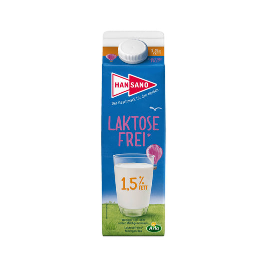 Hansano laktosefreie-Milch 1,5%1l