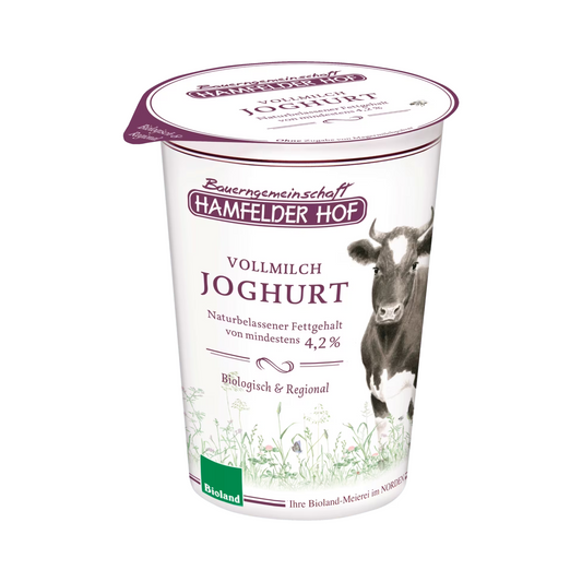Bio Hamfelder Hof Joghurt Natur 4,2% 500g