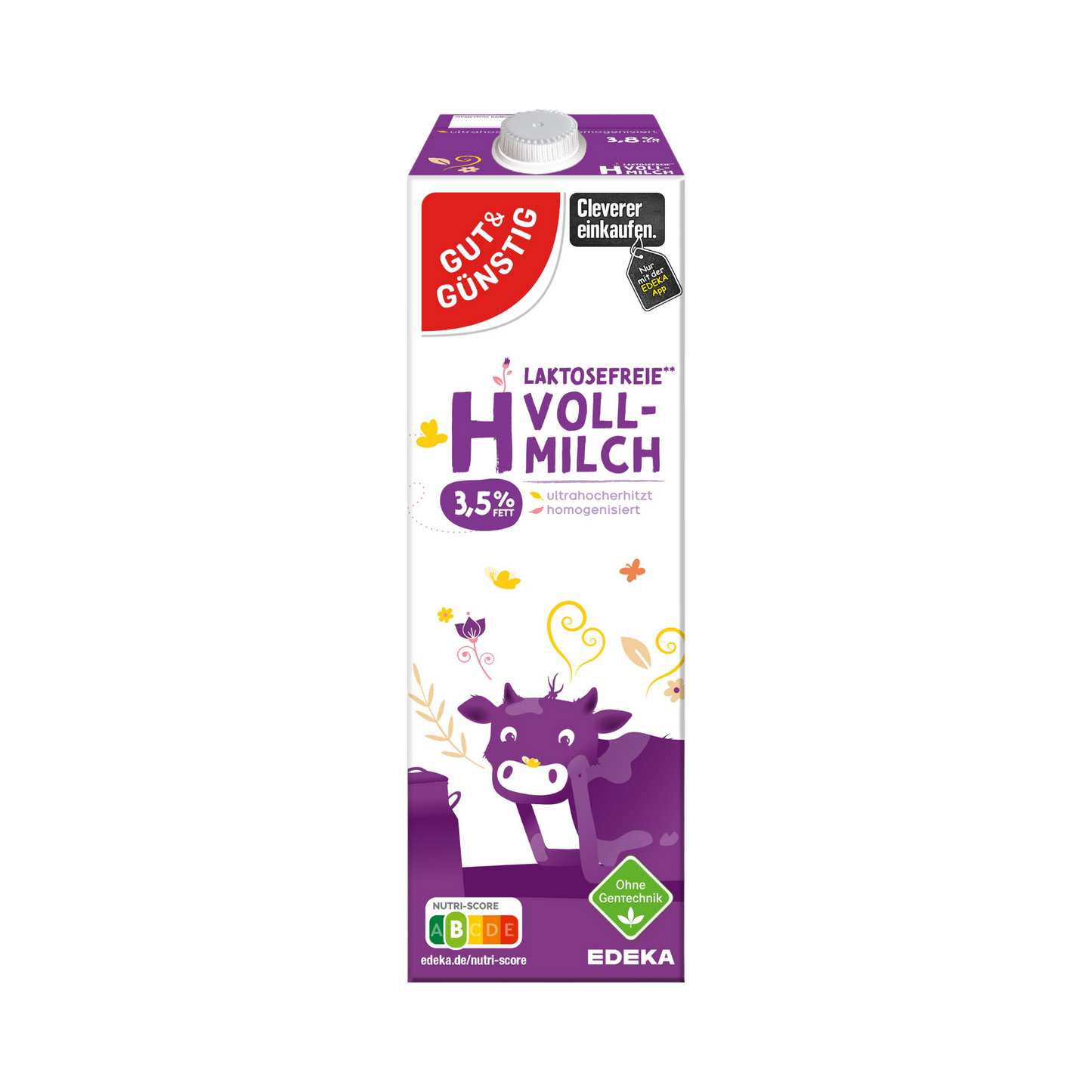 GUT&GÜNSTIG laktosefreie H-Milch 3,5% 1l VLOG