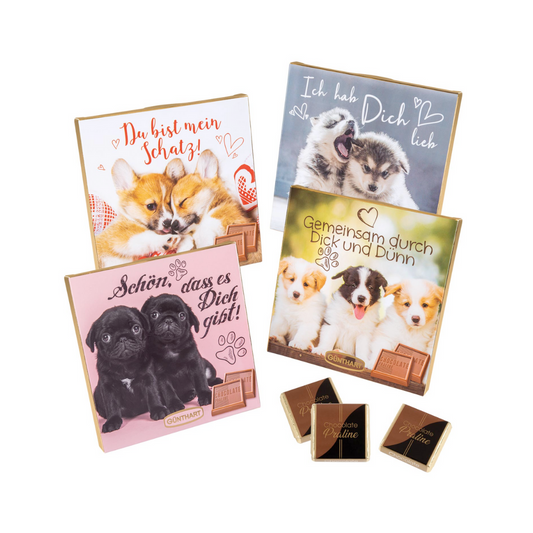Günthart Kleines Pralinenpräsent Hunde 38g