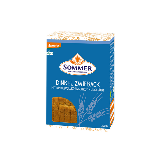 Demeter Sommer Dinkel Zwieback 200g