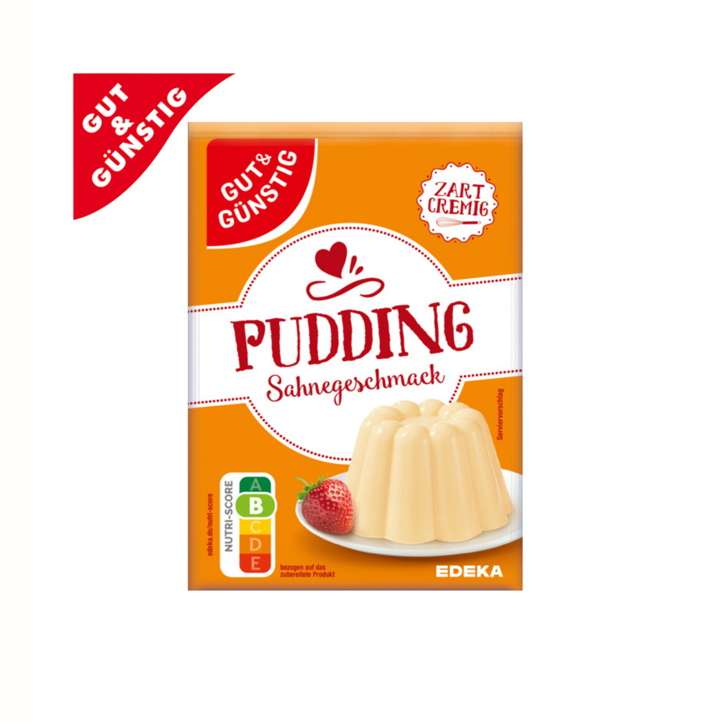 GUT&GÜNSTIG Puddingpulver Sahne 114g