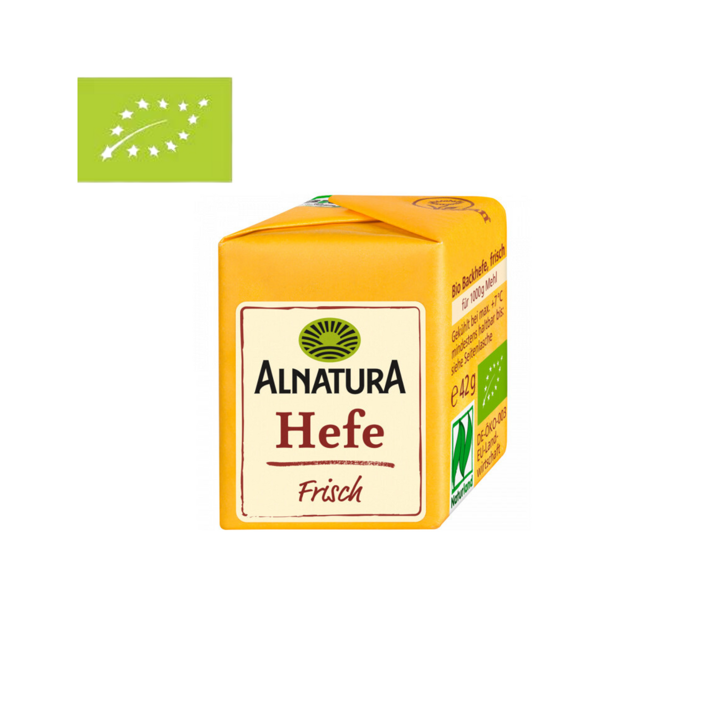 Bio Alnatura Hefewürfel für 1kg 42g