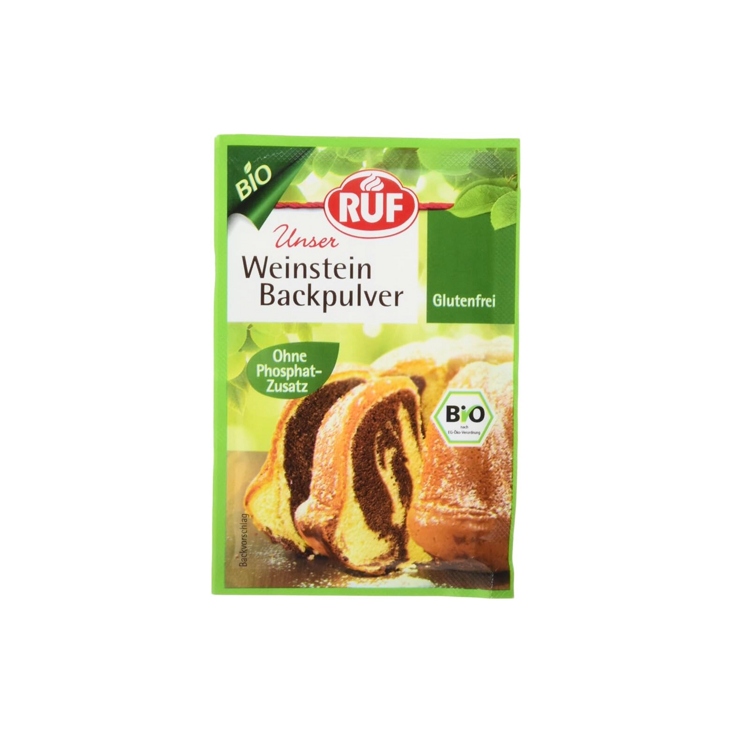 Bio RUF Weinstein Backpulver 60g