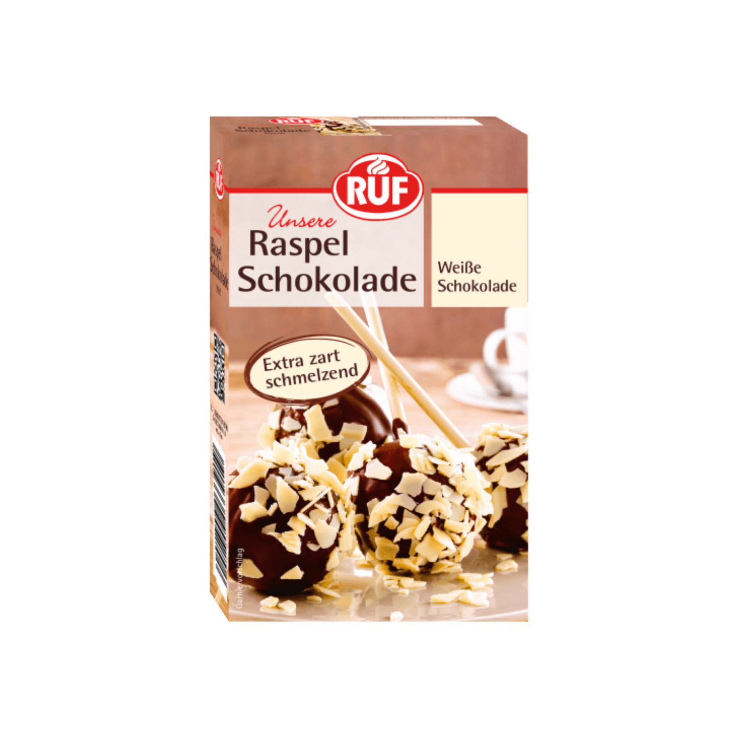 RUF Raspel-Schokolade weiss 100g