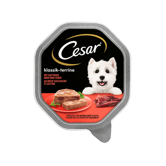 Cesar Klassik-Terrine mit Rind und Leber 150g