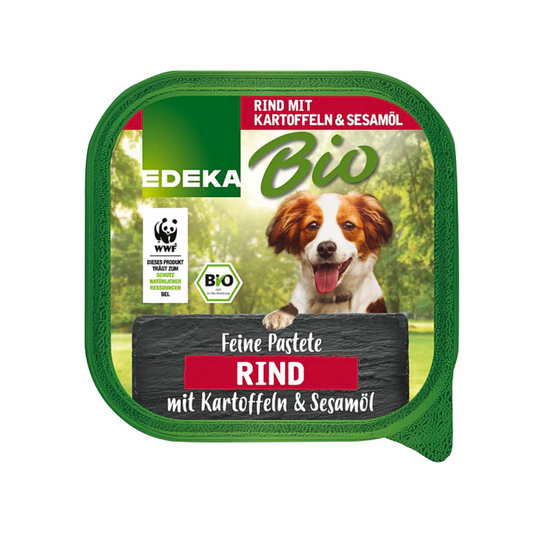 Bio EDEKA Hund Rind mit Kartoffeln&Sesamöl 150g