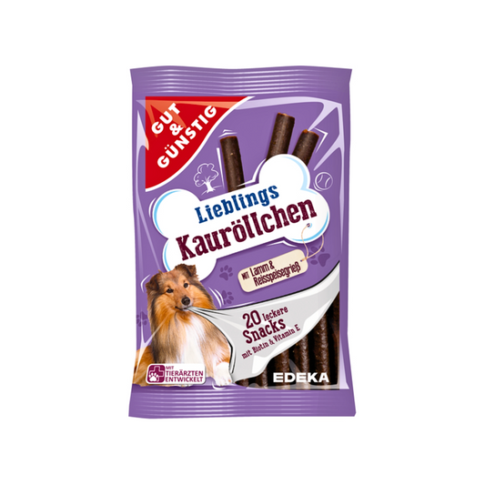 GUT&GÜNSTIG Kauröllchen Lamm+Reis 20ST 200g