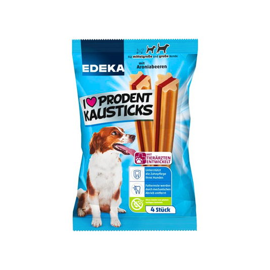 EDEKA Herzstücke Dog Prodent Kausticks mittel mit Aroniabeeren 220g