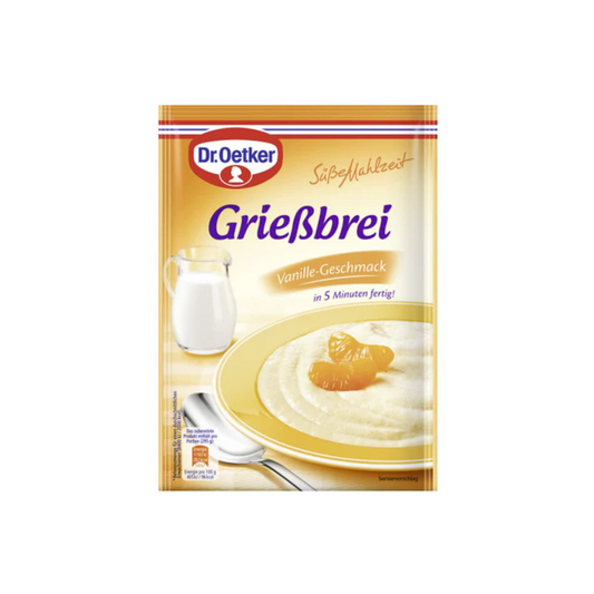 Dr.Oetker Grießbrei Vanille Geschmack für 500ml 90g