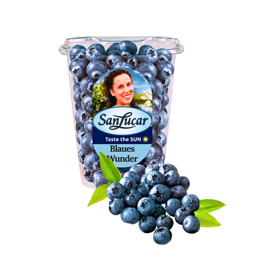 San Lucar Kulturheidelbeeren Peru Klasse I 150g Kartoneimer/-becher