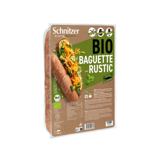 Bio Schnitzer Baguette Rustic glutenfrei 320g