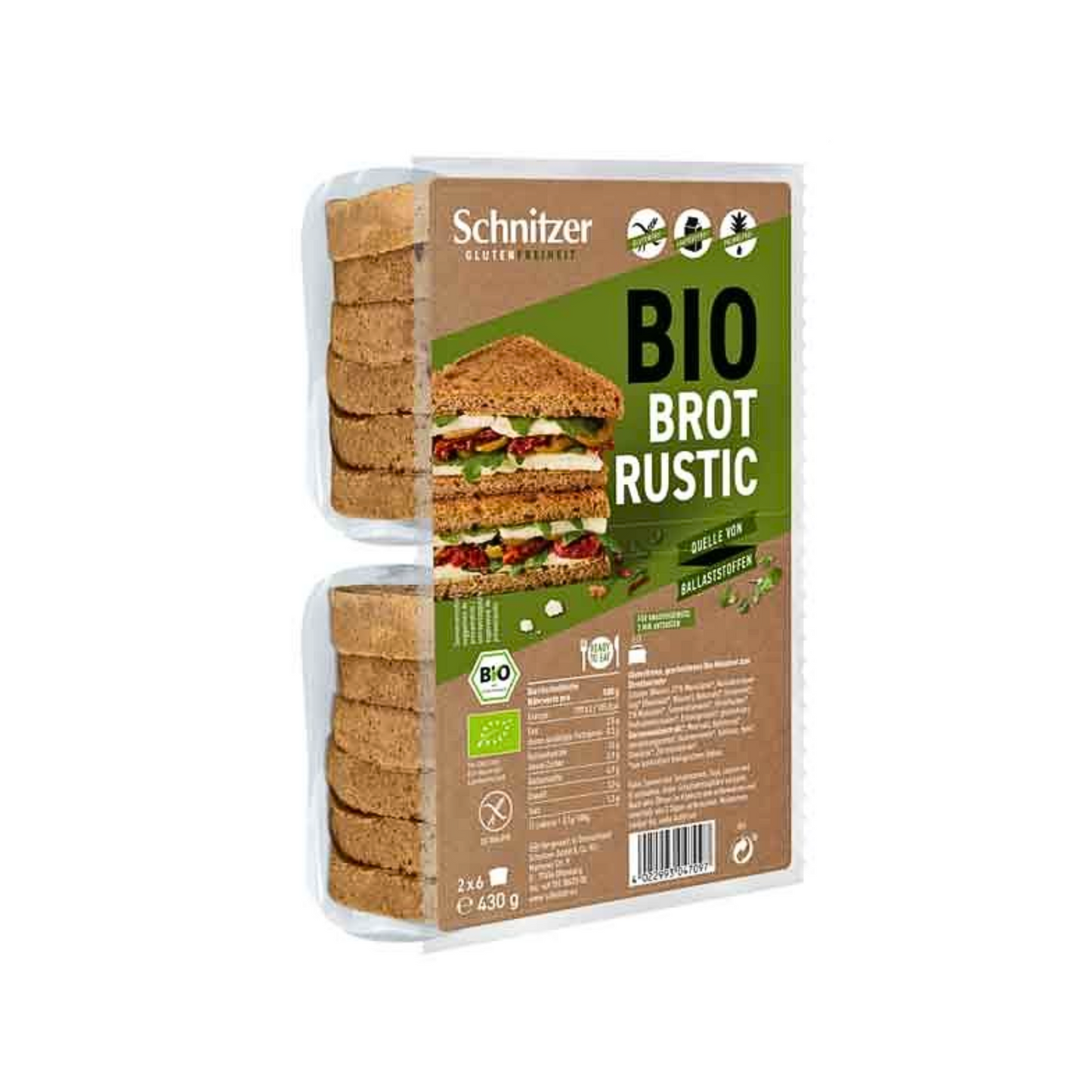 Bio Schnitzer Brot Rustic 430g