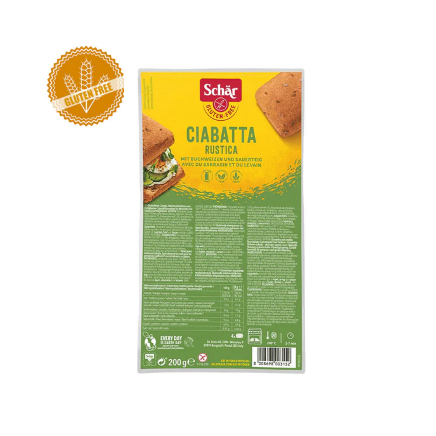Schär Ciabatta Rustica glutenfrei 200g