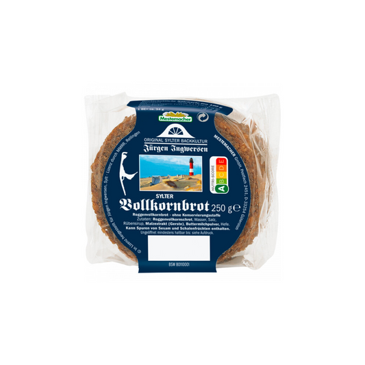 Mestemacher Sylter Vollkornbrot rund 250g