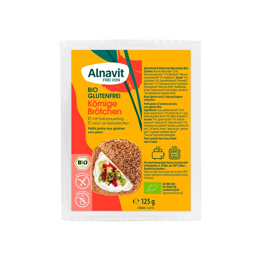 Bio Alnavit körnige Brötchen 125g