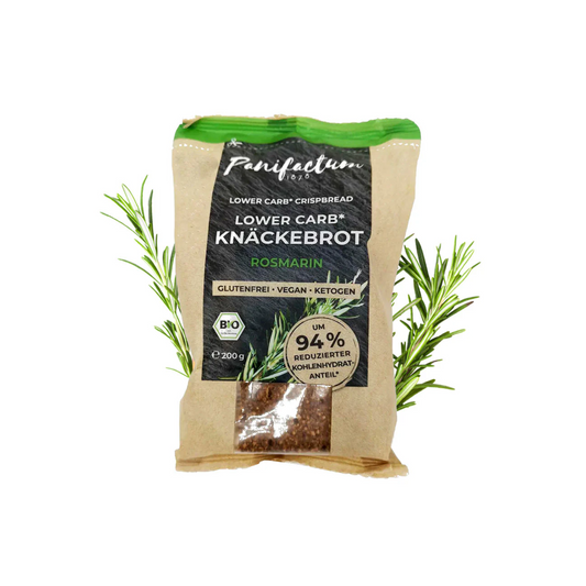 Bio Panifactum Knäckebrot Rosmarin Low Carb 200g