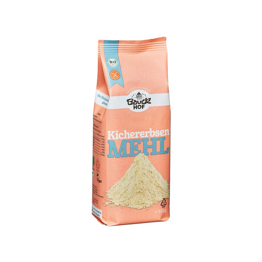 Bio Bauck Mühle Kichererbsenmehl Glutenfrei 500g