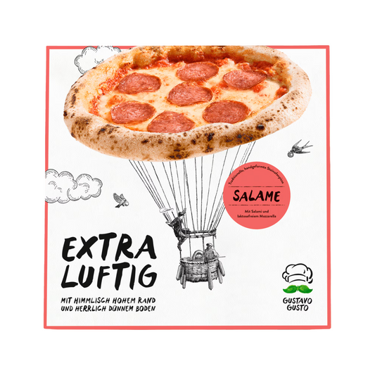 Gustavo Gusto Pizza Extra Luftig Salame 330g