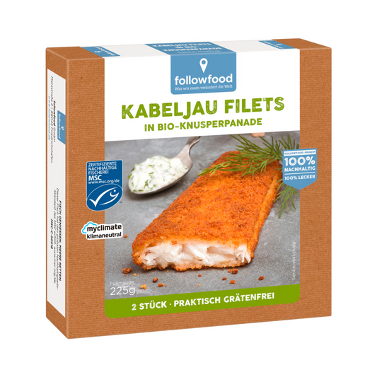 MSC Followfood Kabeljaufilet Natur netto 225g