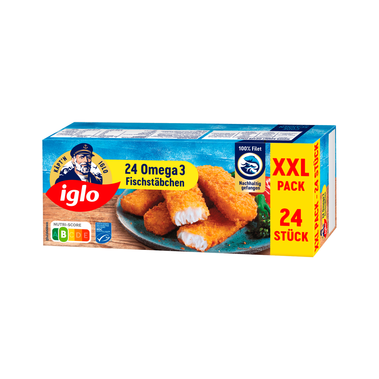 MSC Iglo XXL Omega3 Fischstäbchen 720g