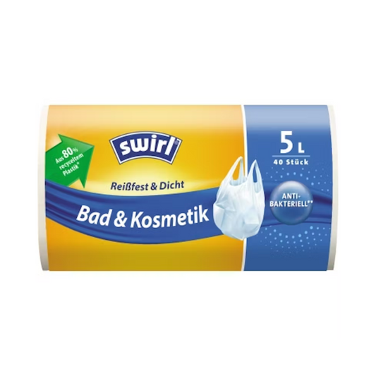 Swirl Tragegriff Müllbeutel Bad&Kosmetik 5l 40ST