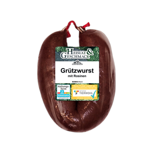 Gutfleisch Grützwurst mit Rosinen 250g