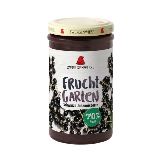 Bio Zwergenwiese Fruchtgarten Schwarze Johannisbeere 225g