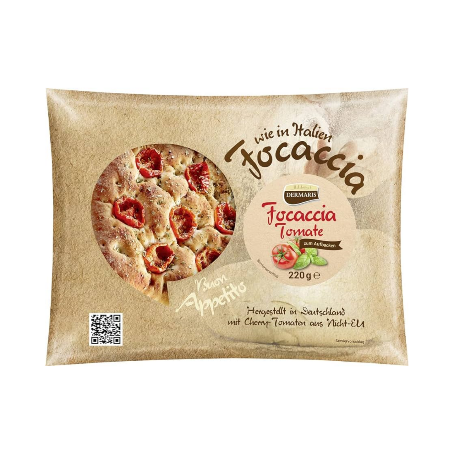 Dermaris Focaccia Tomate 220g
