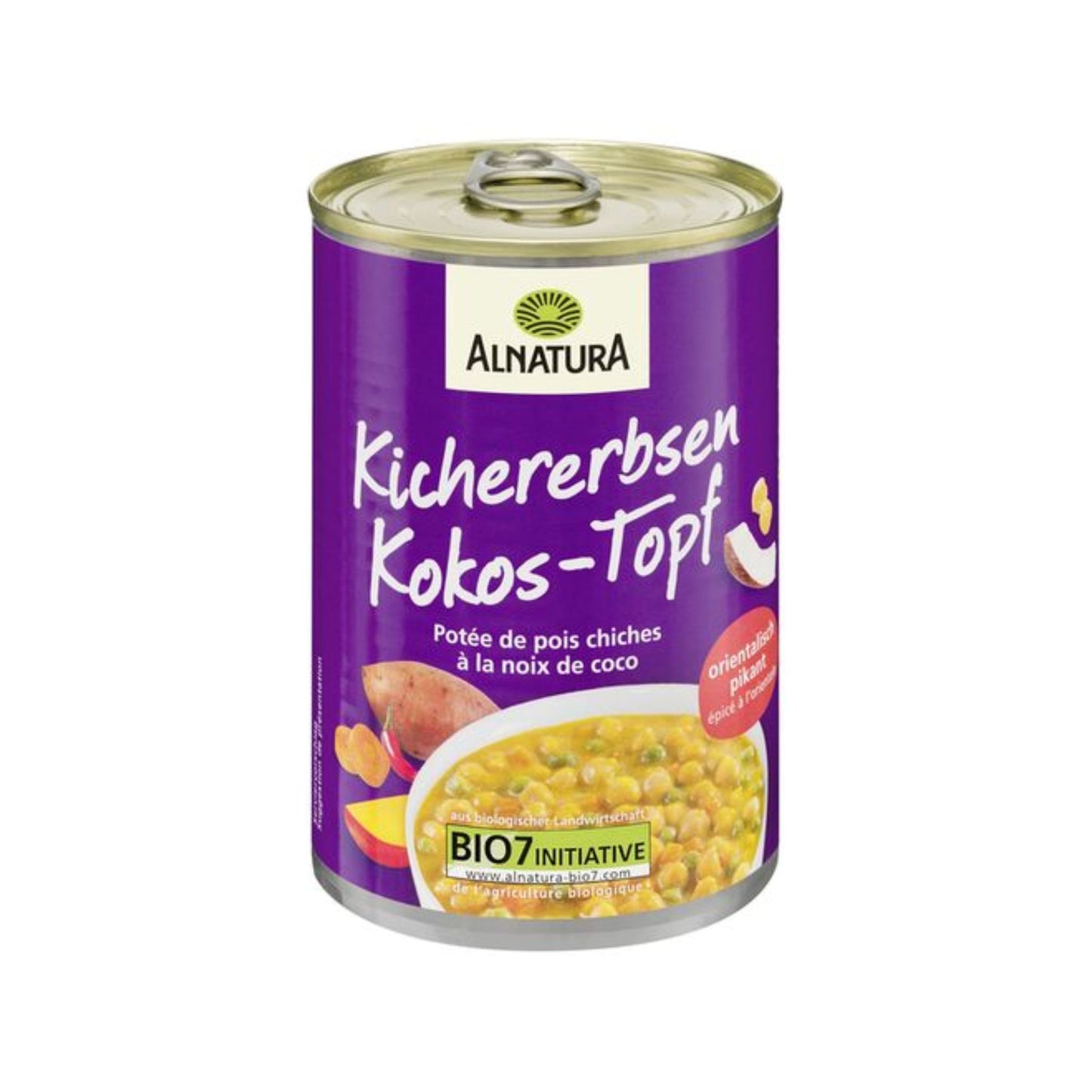 Bio Alnatura Kichererbsen-Kokos-Eintopf 400g