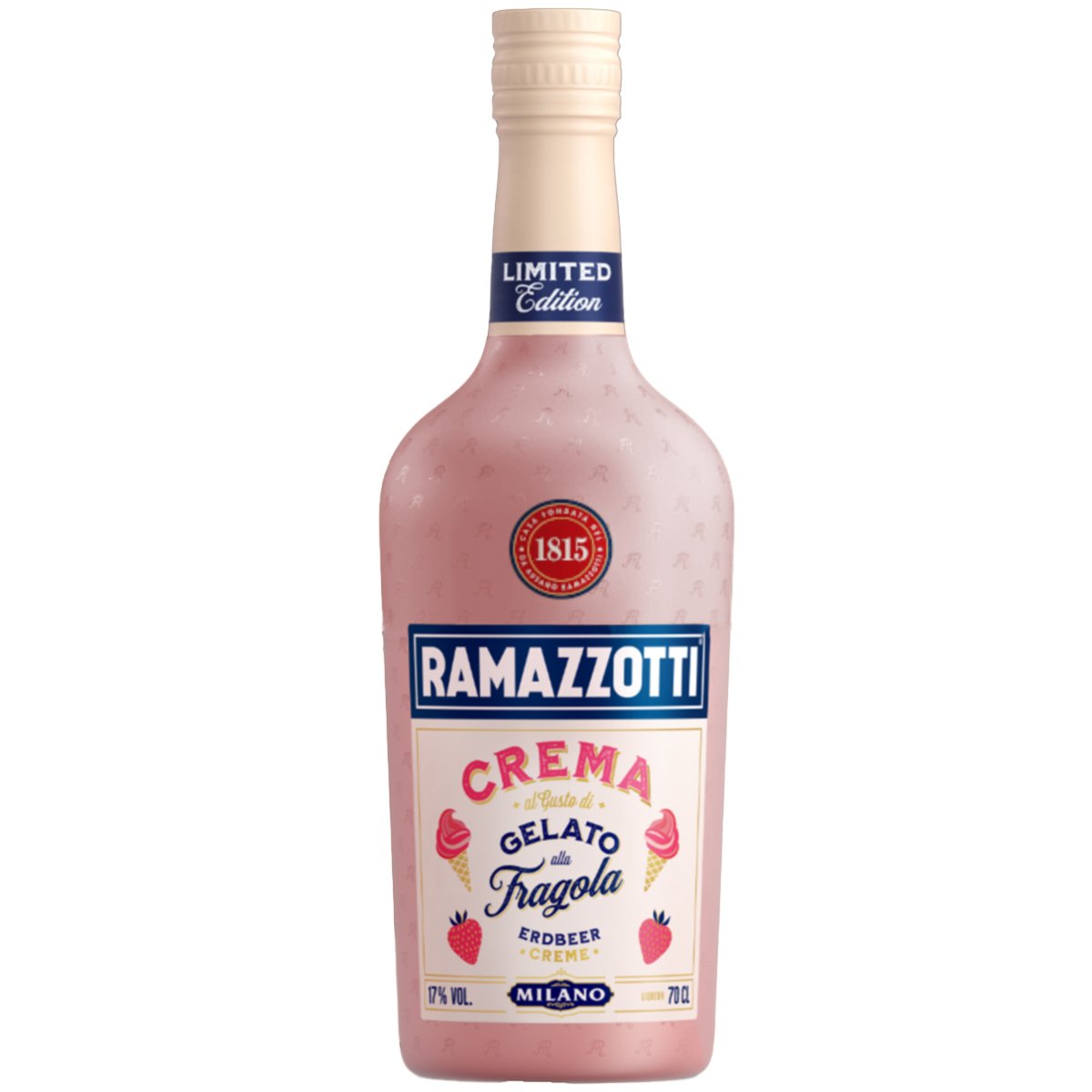 Ramazzotti Crema Gelato alla Fragola 17% 0,7l